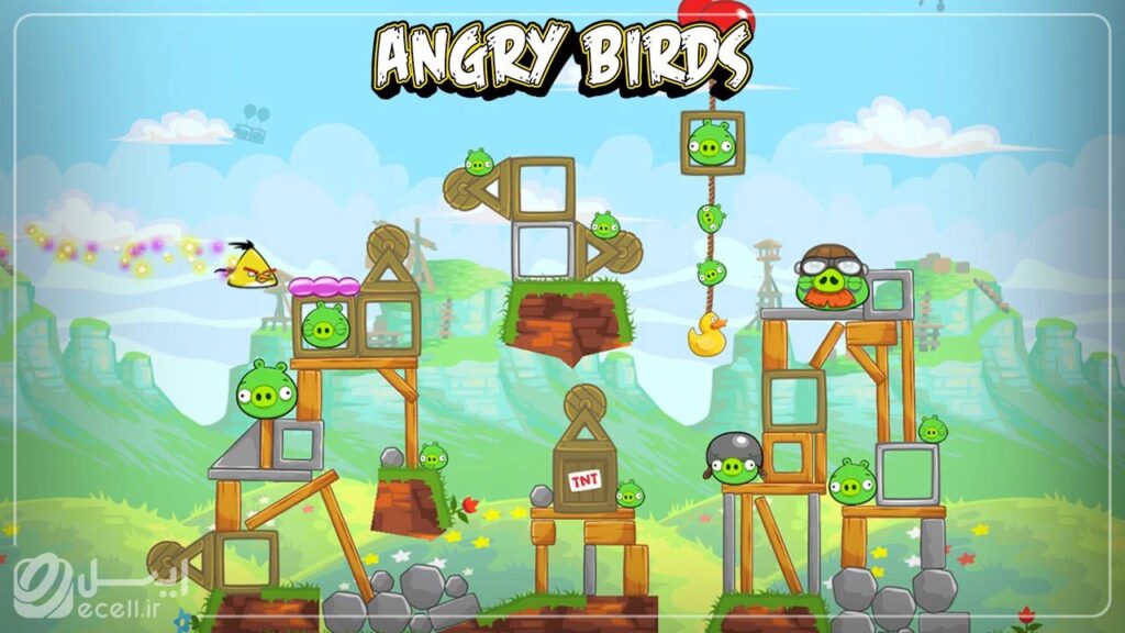 Angry Birds بهترین بازی های موبایل