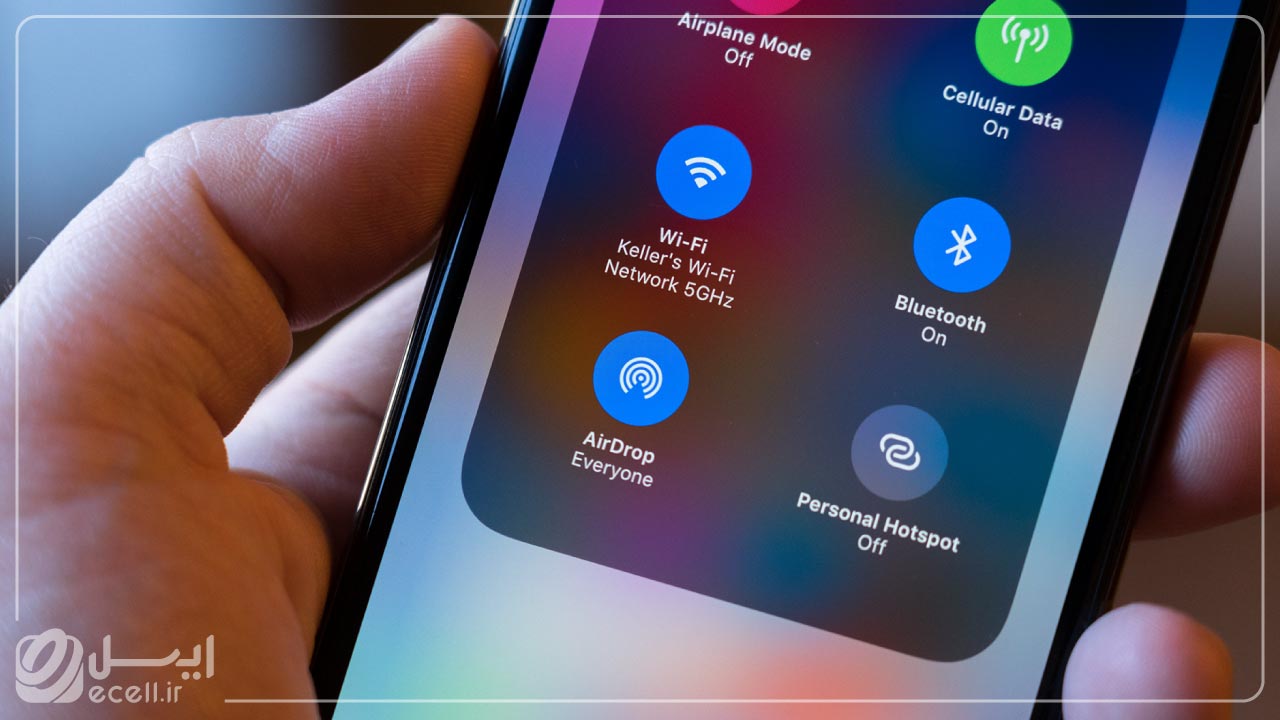 نحوه فعال‌سازی قابلیت ایردراپ در آیفون