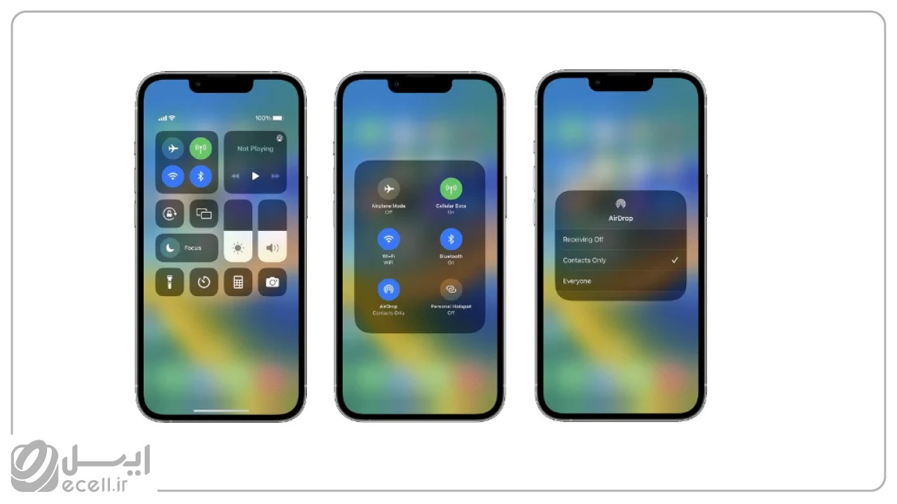 نحوه قطع یا خاموش کردن قابلیت Airdrop اپل