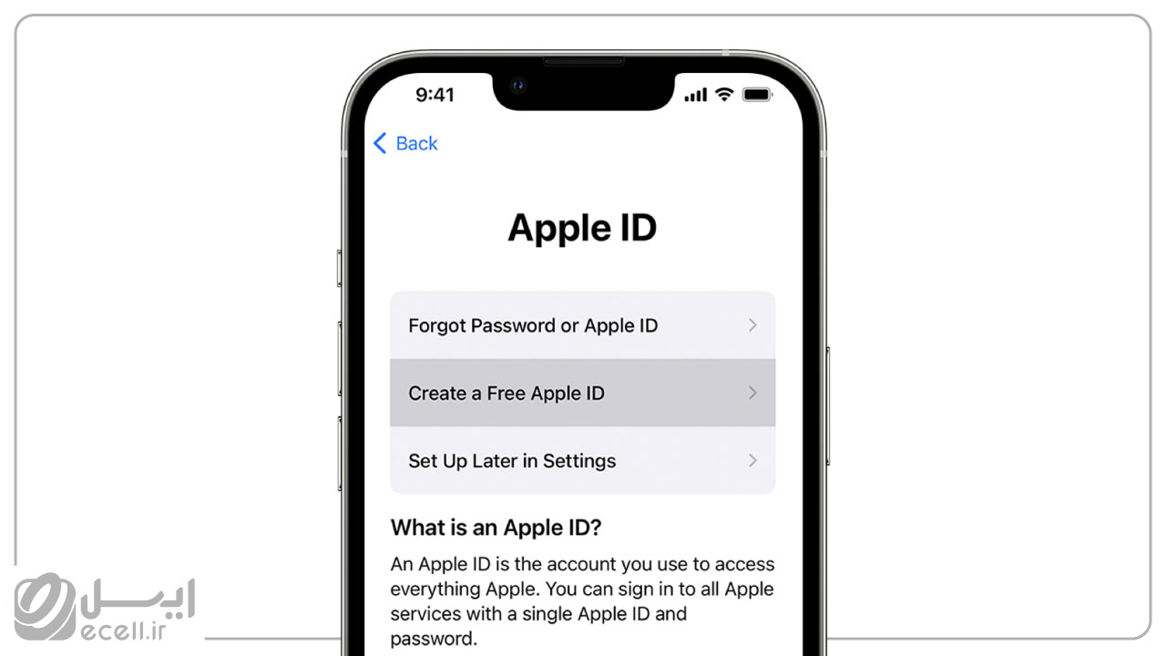 مراحل راه اندازی گوشی آیفون- ساخت اپل آیدی