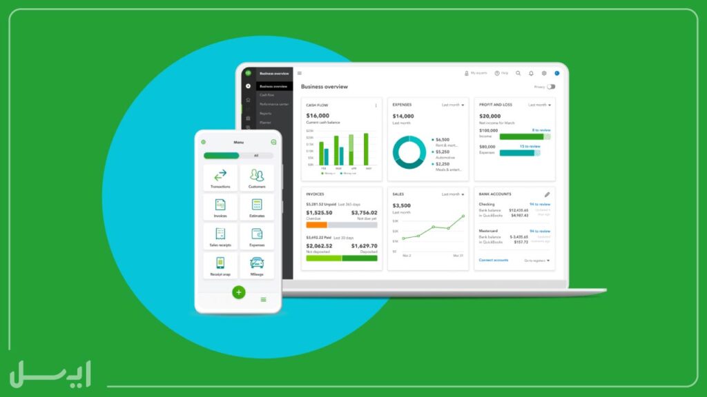 QuickBooks بهترین برنامه های حسابداری مخصوص موبایل