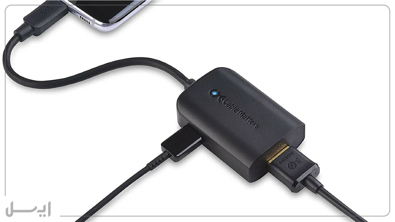 اتصال به HDMI با آداپتور یا کابل USB