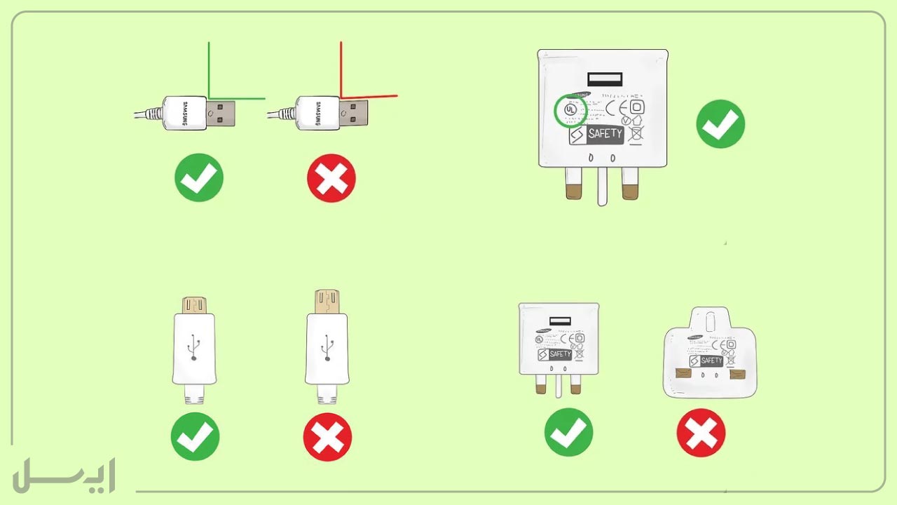 روش های فهمیدن شارژر اصلی و تقلبی سامسونگ