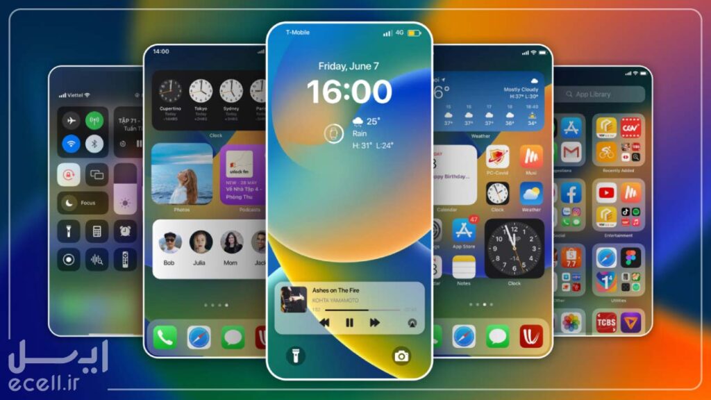 Launcher iOS 16 بهترین لانچرهای اندروید