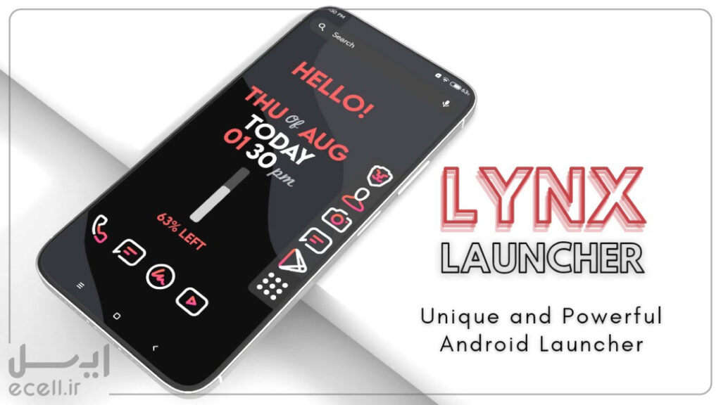 Lynx Launcher بهترین لانچرهای اندروید