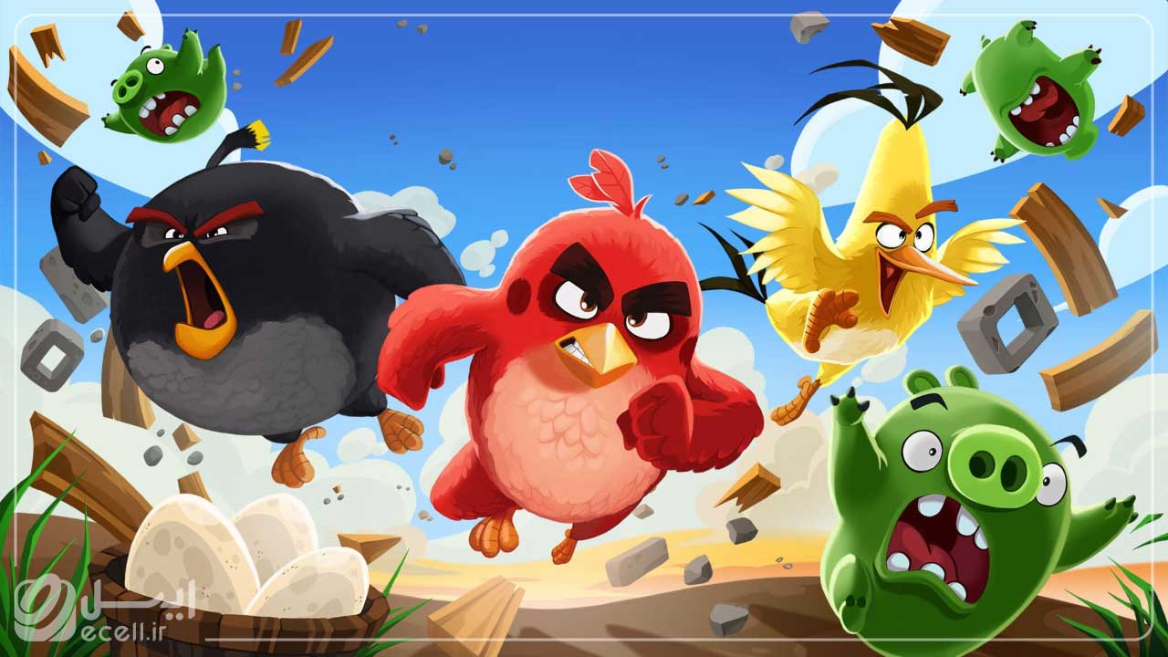 angry birds بهترین بازی های اندروید با کیفیت بالا 
