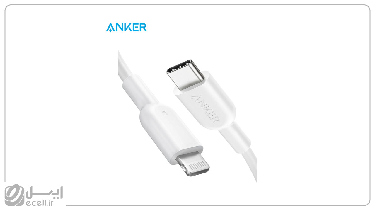 بهترین شارر آیفون- Anker Powerline USB-C to Lightning Cable