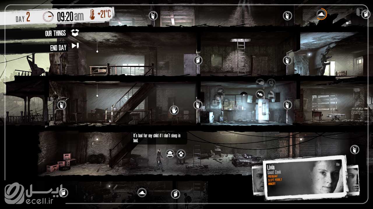 This War of Mine بهترین بازی های استراتژی برای گوشی موبایل 