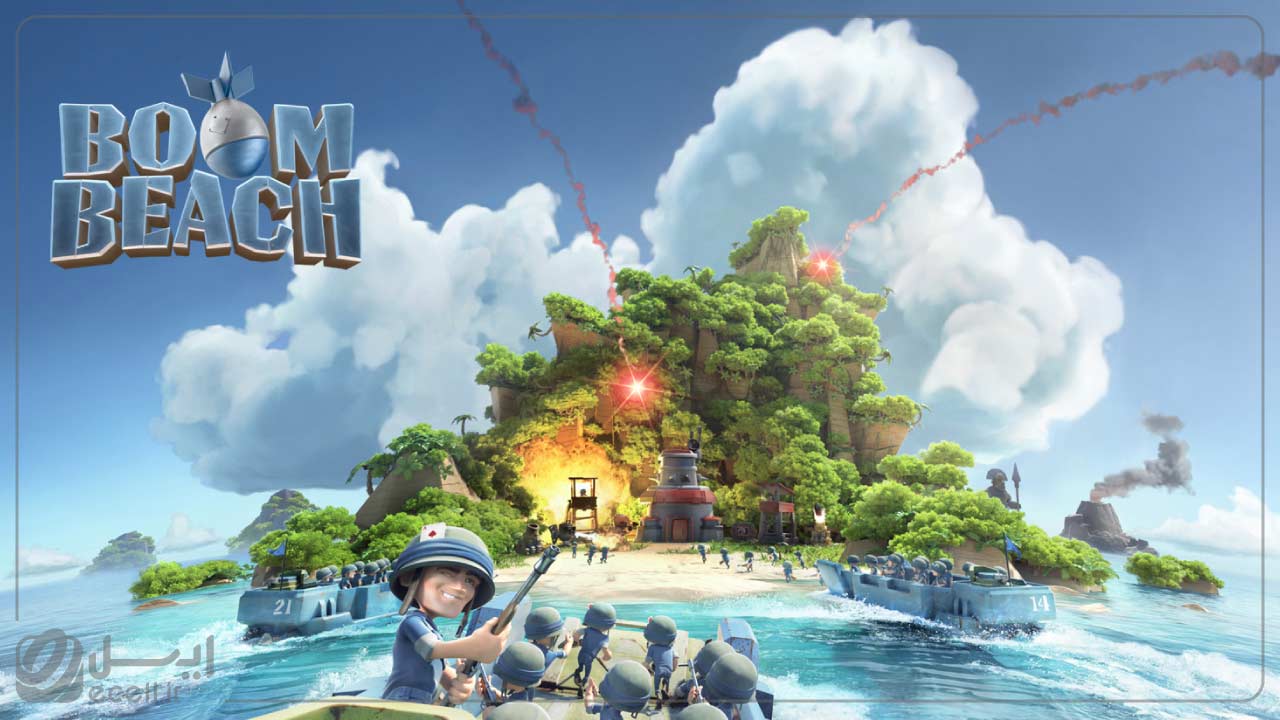 بهترین بازی های استراتژیک ios- Boom Beach