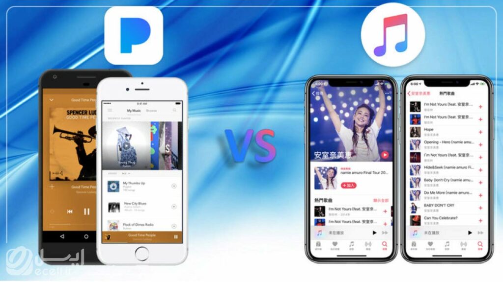 اپلیکیشن pandora دانلود آهنگ با گوشی آیفون