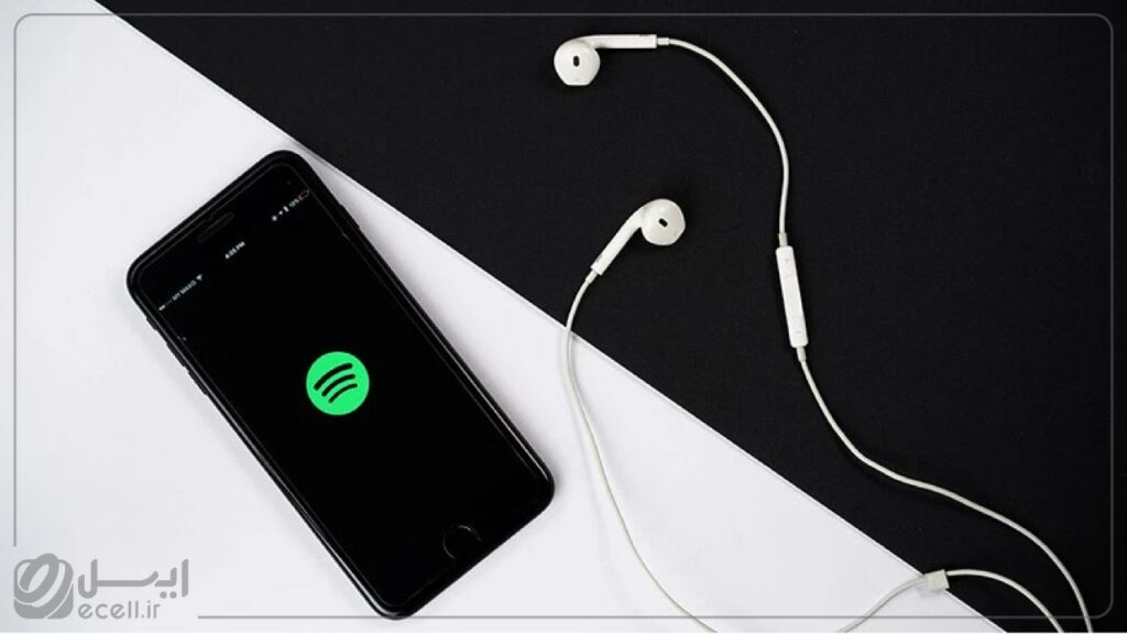 Spotify Music برنامه دانلود آهنگ با گوشی آیفون