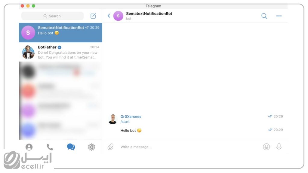 اعلان ورود دستگاه جدید به تلگرام