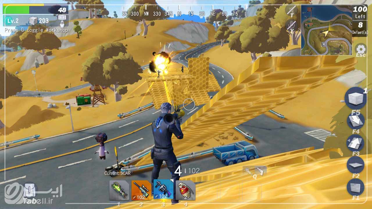 بهترین بازی‌های بتل رویال موبایل - Creative Destruction