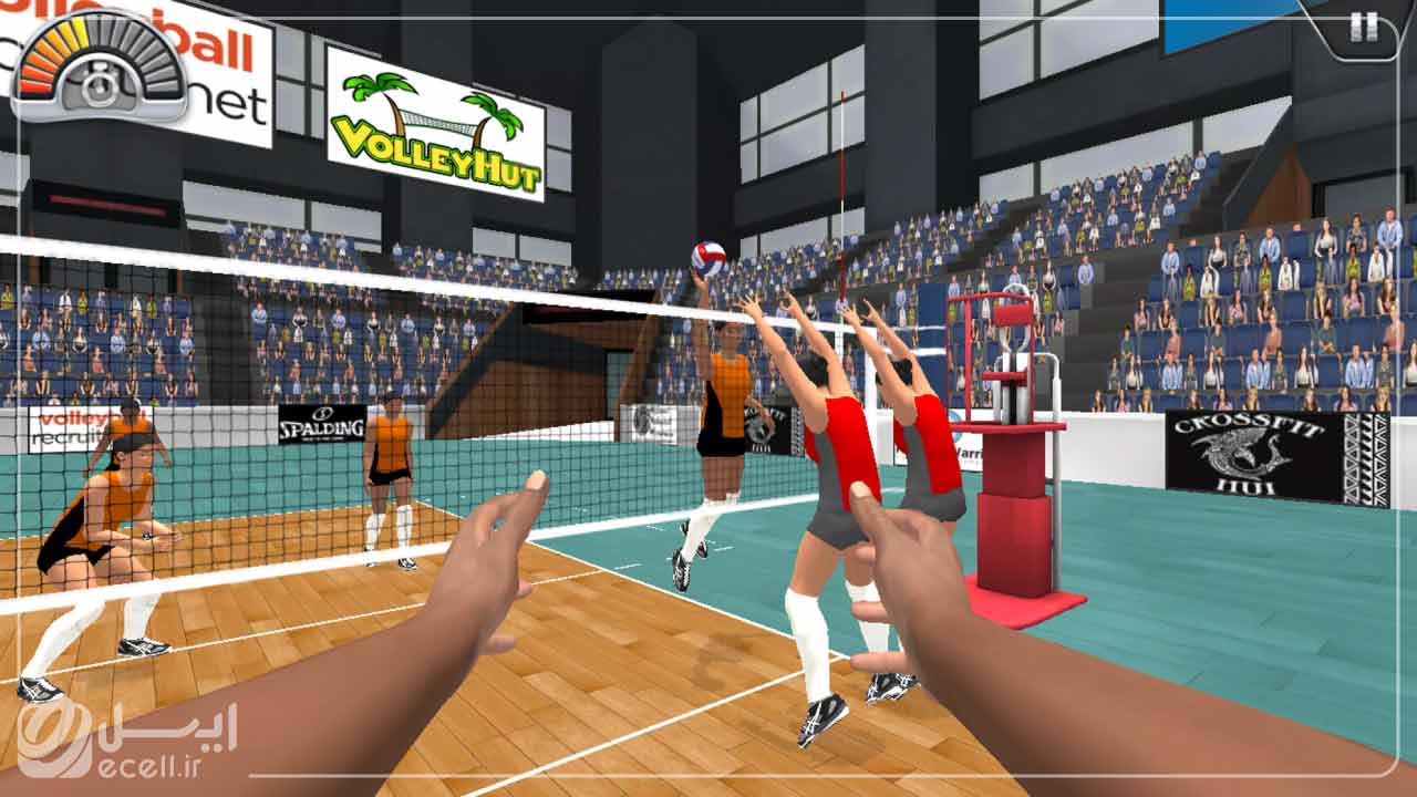 بهترین بازی والیبال برای موبایل- VolleySim