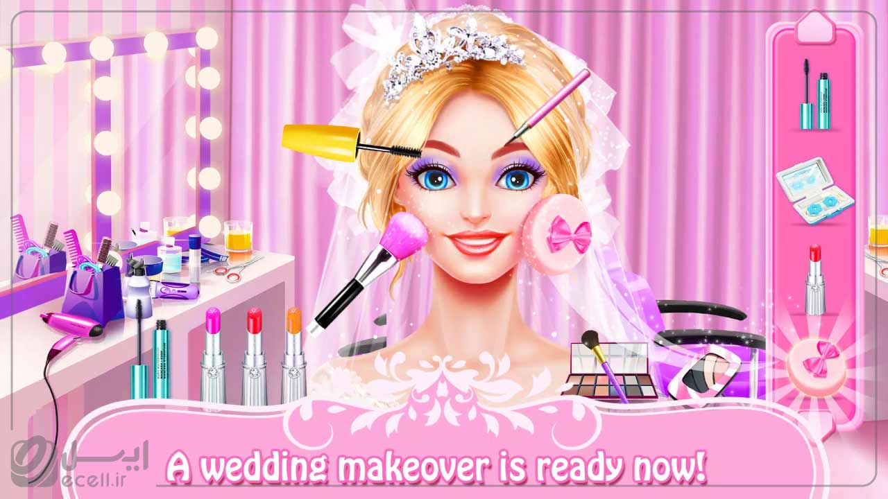 بازی آرایشی دخترانه؛ Makeup Games: Wedding Artist