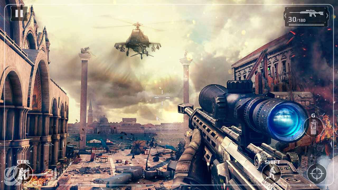 Modern Combat 5 بهترین بازی های اکشن اندروید 