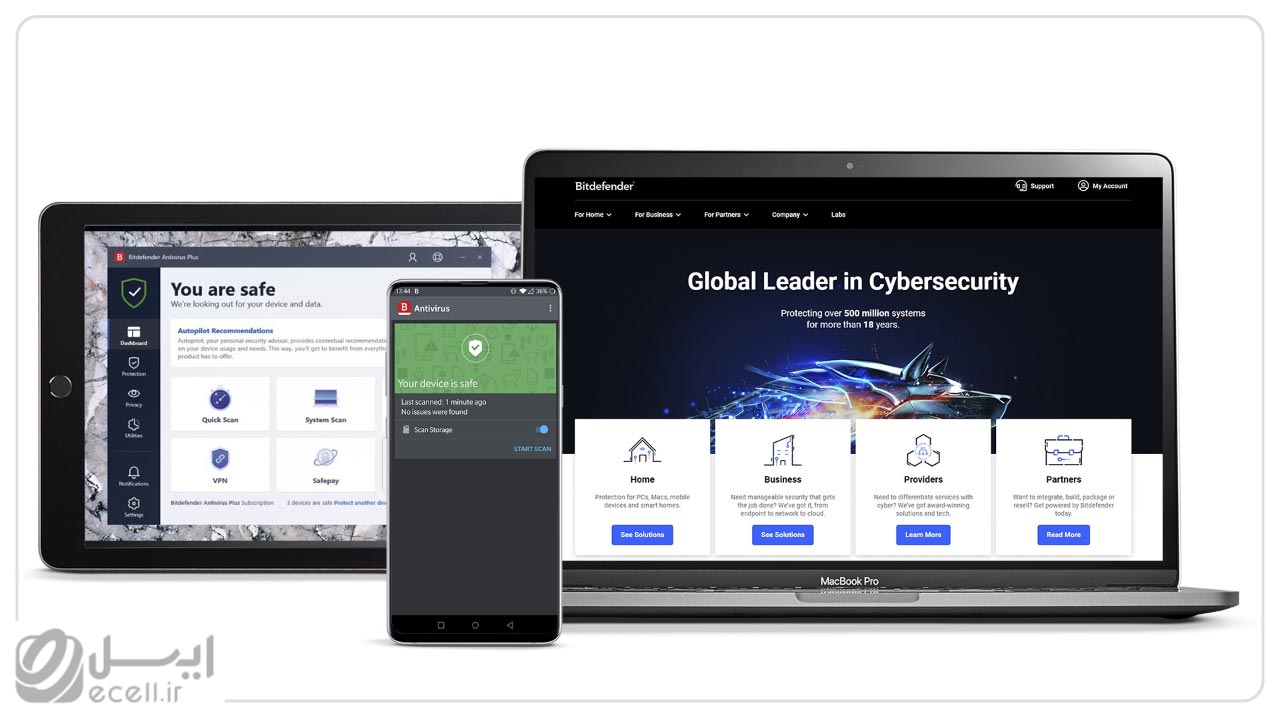 Bitdefender بهترین آنتی‌ویروس گوشی سامسونگ