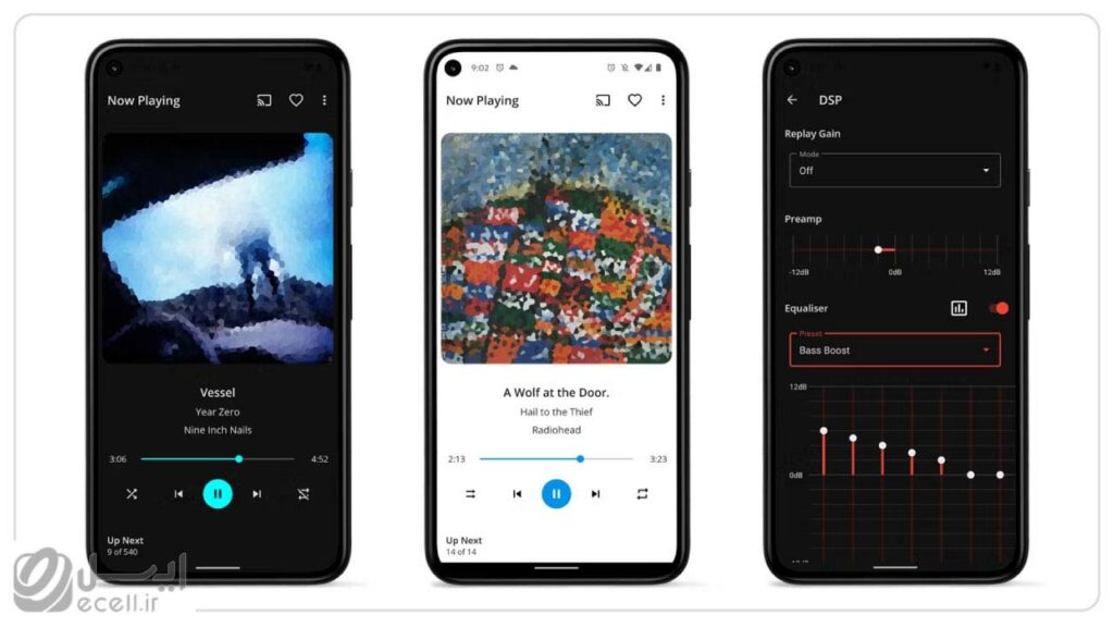 Shuttle Music Player بهترین برنامه‌های پخش کننده موسیقی برای اندروید 