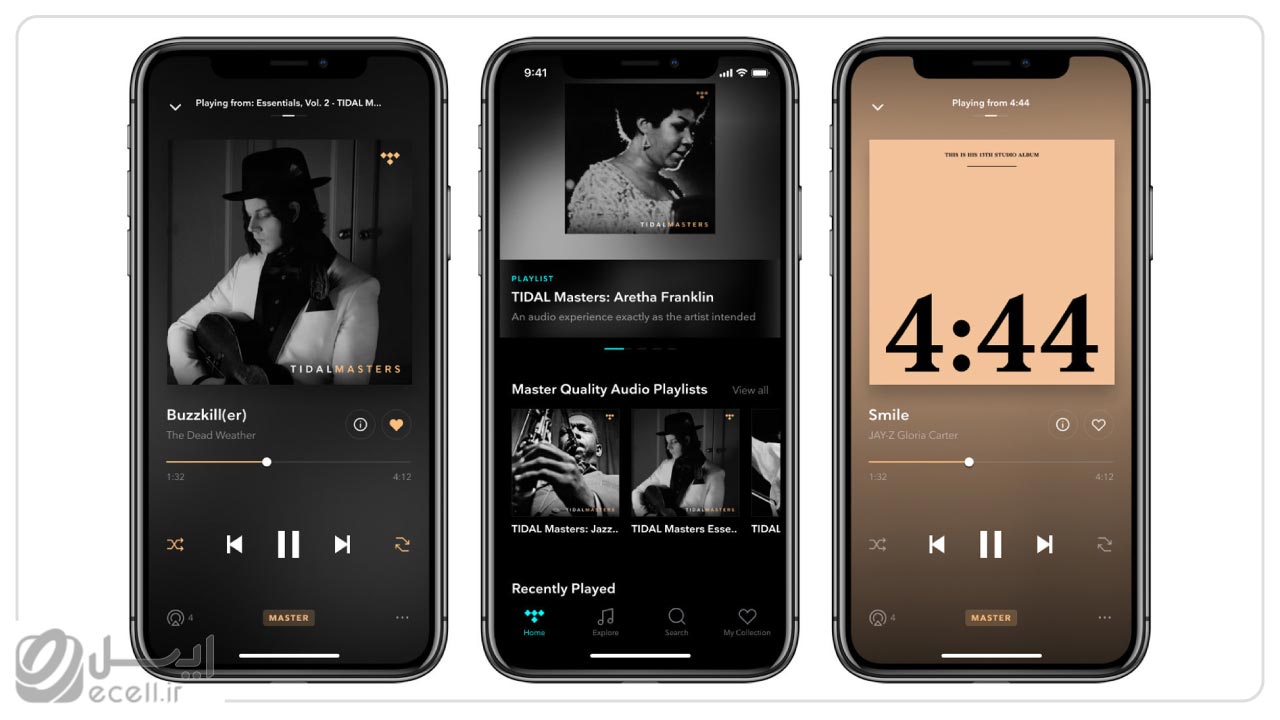 Tidal بهترین پخش کننده موزیک اندروید