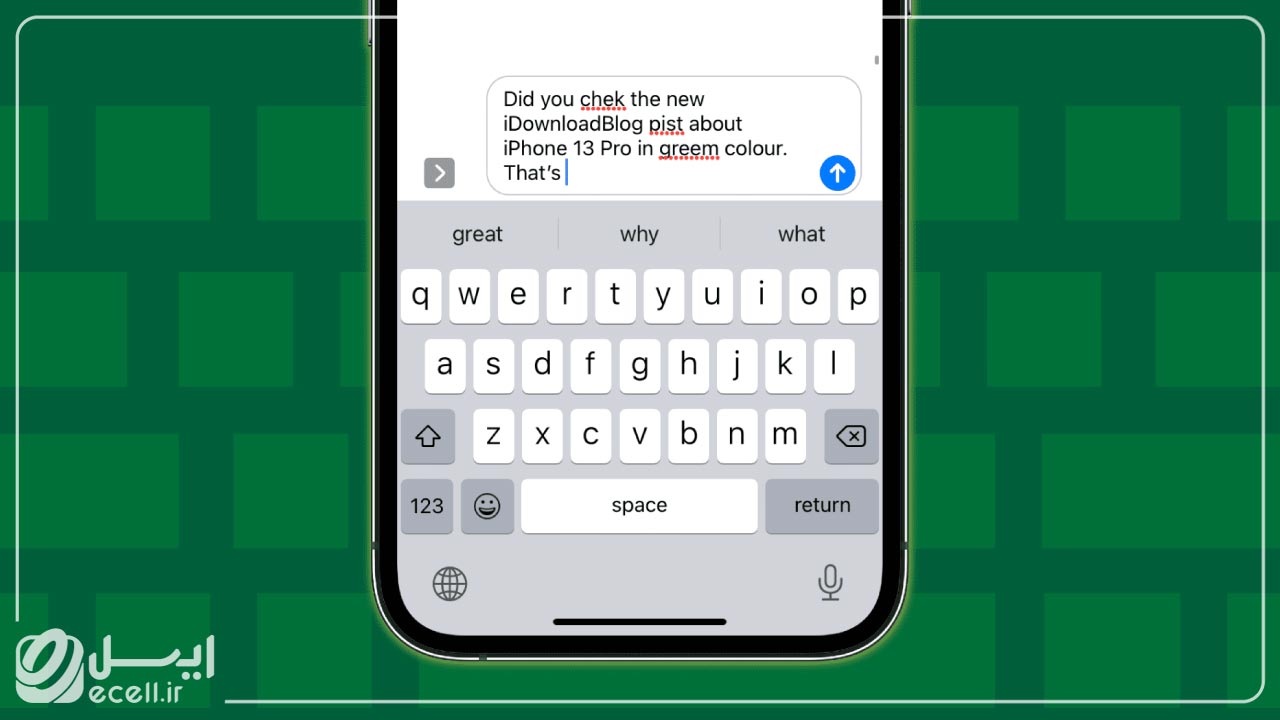 فعال کردن گزینه Auto-Correction