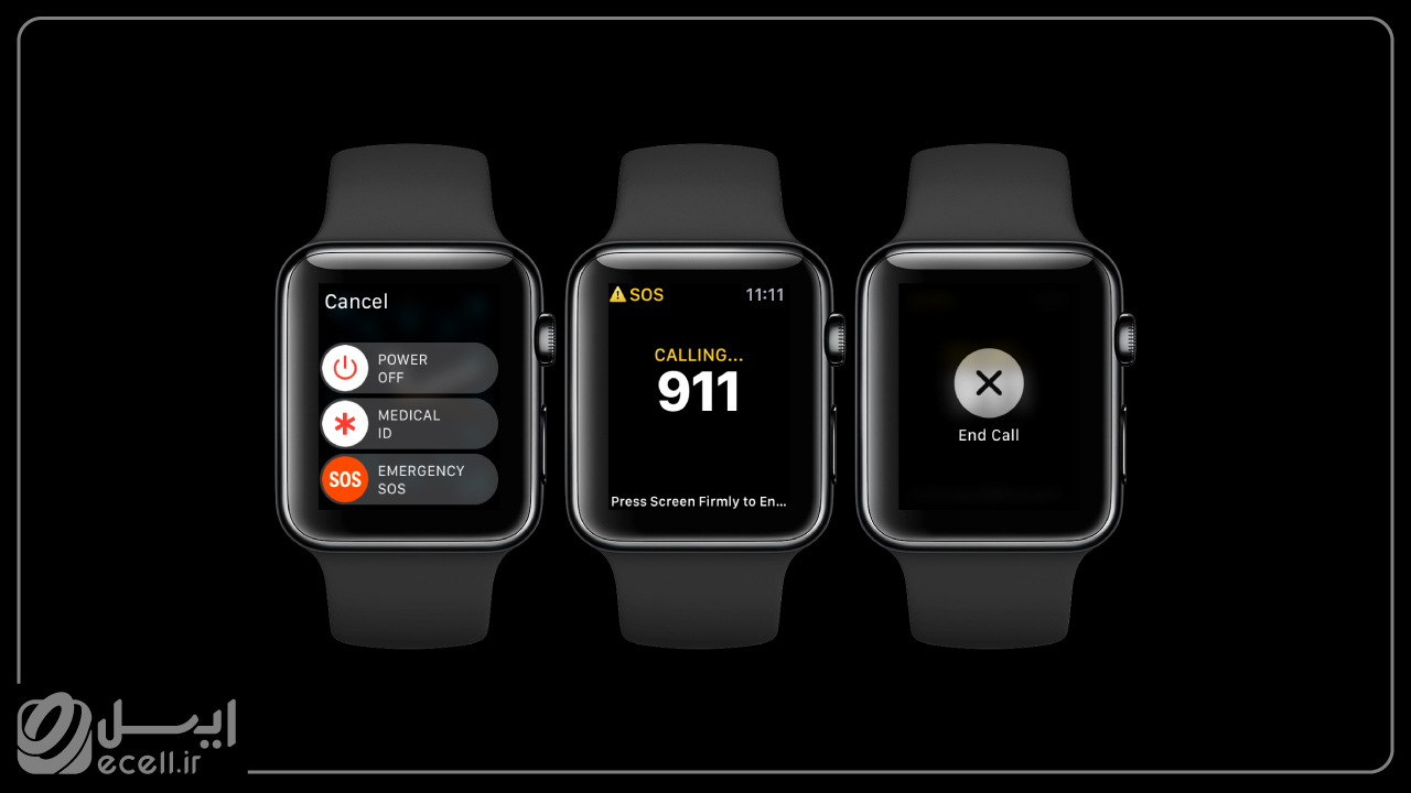 تنطیمات Emergency SOS در اپل واچ