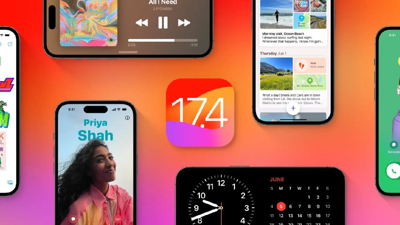 آپدیت ios 17.4