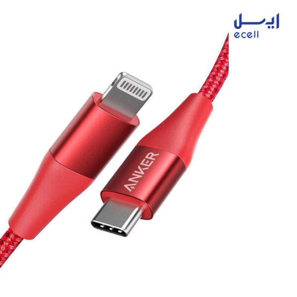 کابل تبدیل USB-C به لایتنینگ انکر مدل A8652 طول 0.9 متر