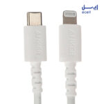 قیمت شارژر دیواری انکر مدل B2019 به همراه کابل تبدیل USB-C به لایتنینگ