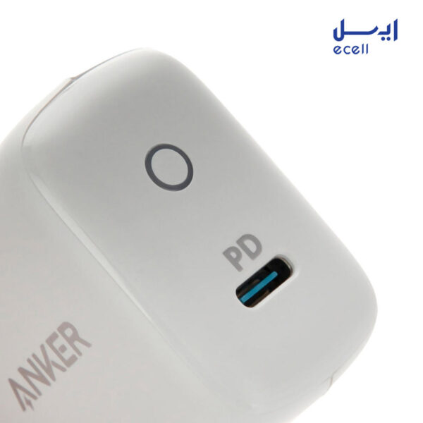 شارژر دیواری انکر مدل B2019 به همراه کابل تبدیل USB-C به لایتنینگ