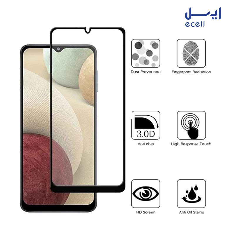 A12 5D-3 خرید اینترنتی محافظ صفحه گوشی سامسونگ Samsung Galaxy A12