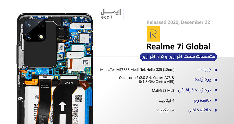 گوشی موبایل realme 7i
