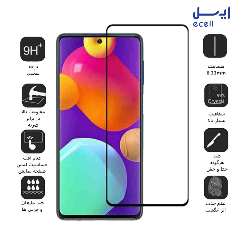 M62 5D-4 قیمت و خرید محافظ صفحه نمایش 5D بوف مناسب برای گوشی سامسونگ Galaxy m62