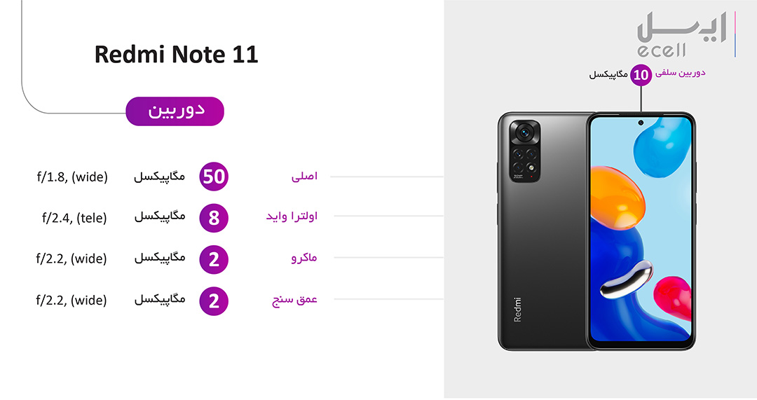 قیمت گوشی موبایل شیائومی Redmi Note 11 4G