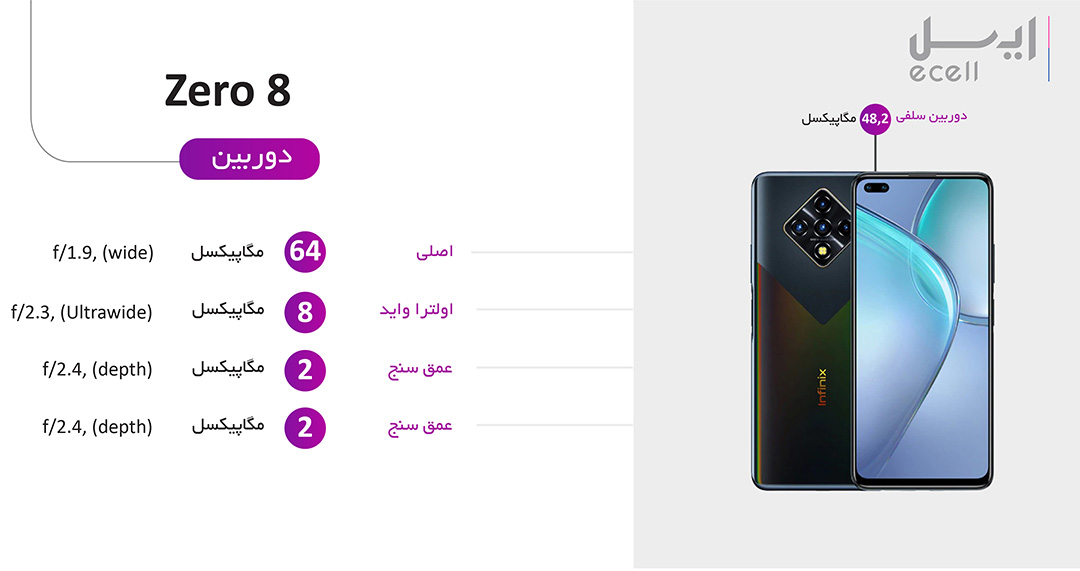 گوشی اینفینیکس زیرو 8