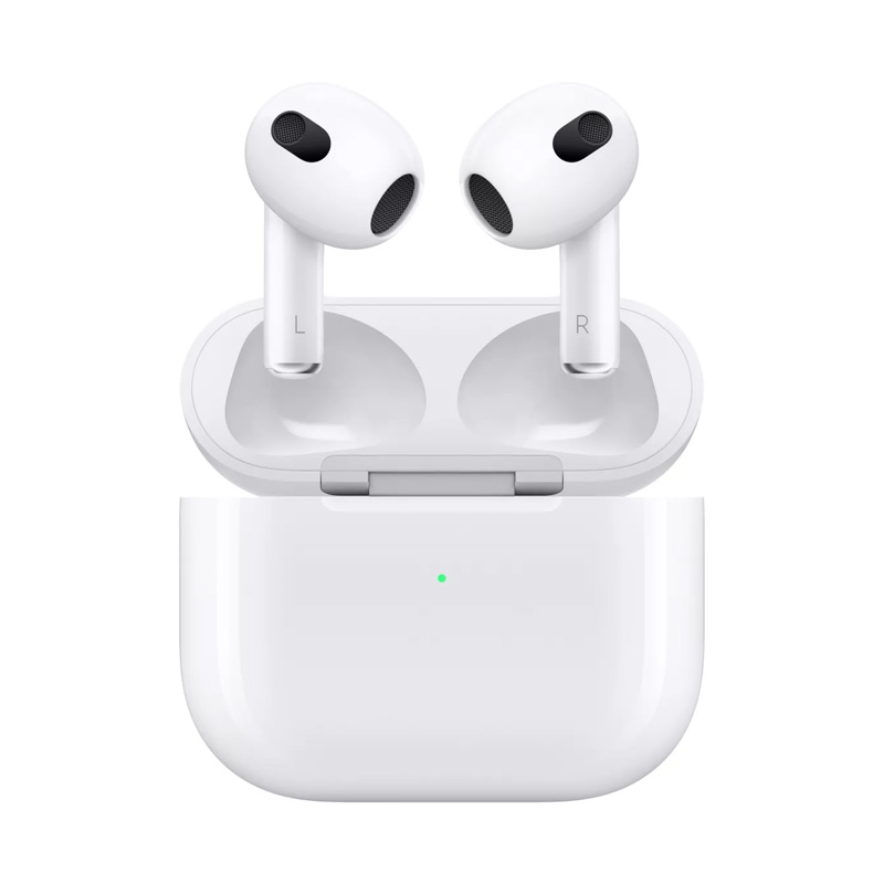 قیمت هدفون بی‌ سیم اپل مدل AirPods 3 همراه با محفظه شارژ