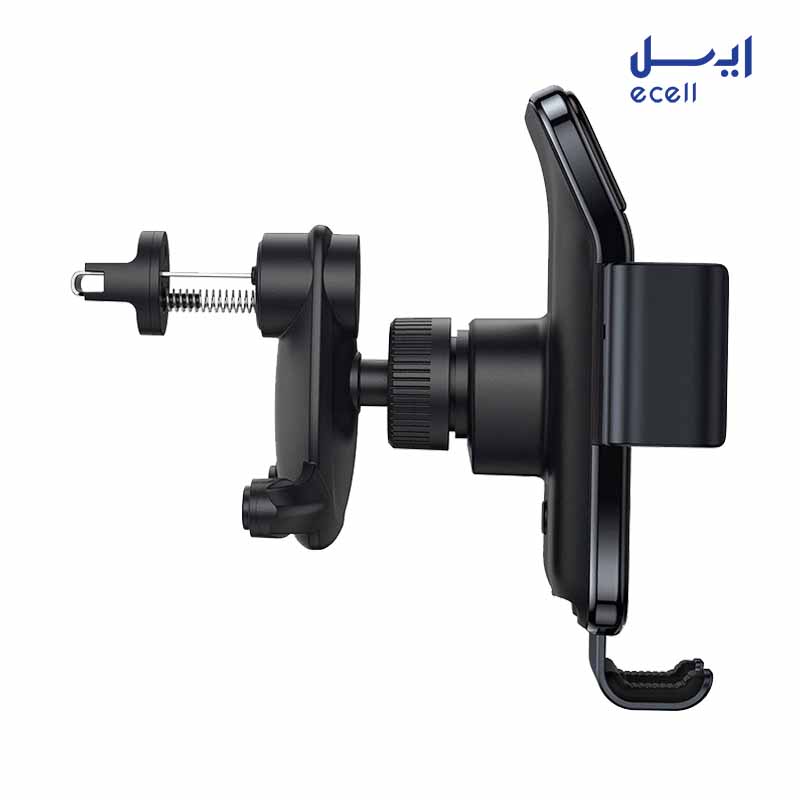 Baseus SUZG000001 Smart Solar Power Wireless Car Mount Electric Holder 3 خرید آنلاین پایه نگهدارنده گوشی بیسوس Solar Power
