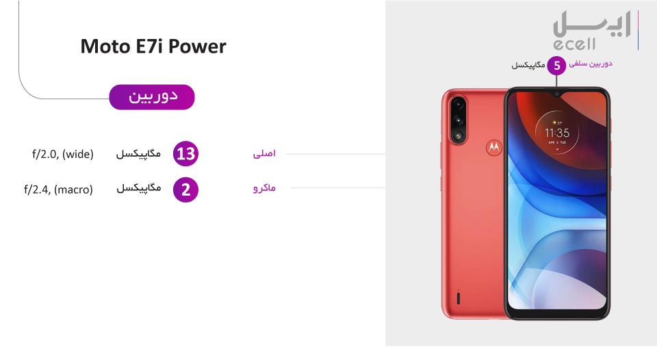 گوشی موتورولا Moto E7i Power