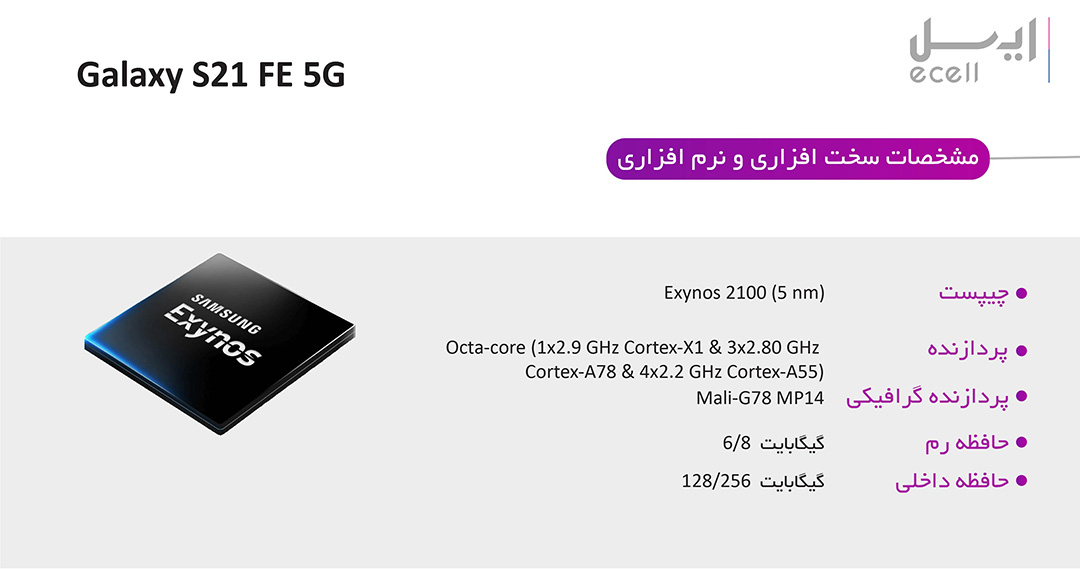 قیمت سامسونگ S21 Fe 5G