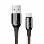 خرید اینترنتی کابل تبدیل USB به USB-C باسئوس مدل C-Shaped
