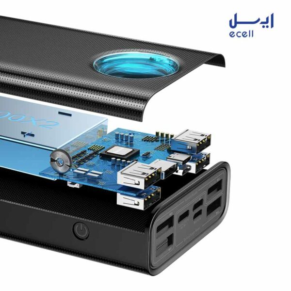 شارژر همراه بیسوس مدل Amblight ظرفیت 30000 میلی آمپر ساعت 65 وات