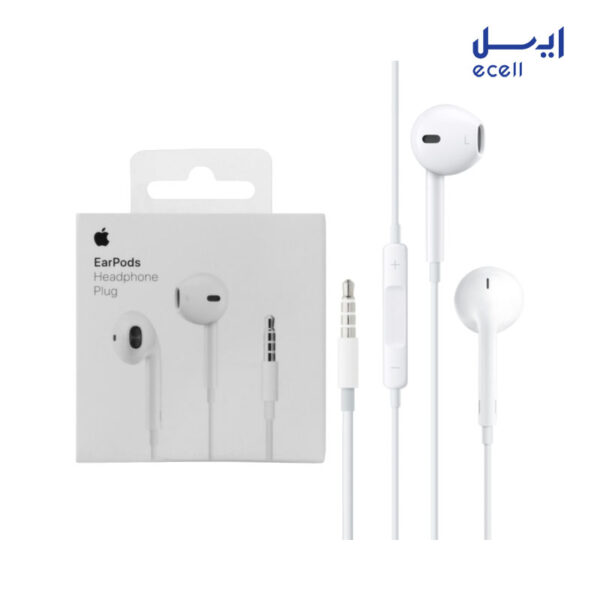 خرید هندزفری اپل مدل apple Earpods Headphone Plug