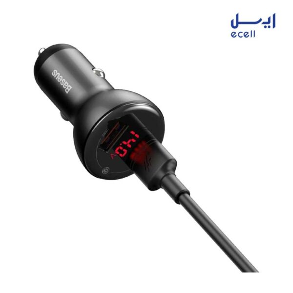 شارژر فندکی سریع 45 وات بیسئوس مدل CCBX-B0G