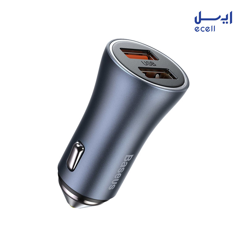CCJD-A0G 1 خرید اینترنتی شارژر فندکی سریع دو پورت 40 وات بیسوس