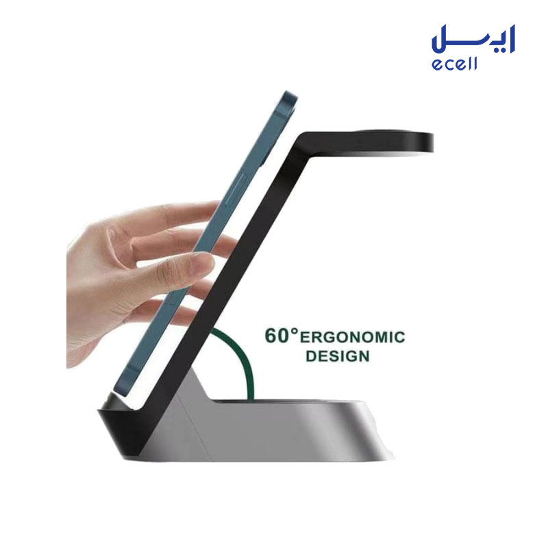 Green 4 in 1 fast wireless charger 2 سفارش آنلاین شارژر وایرلس 4 کاره ی گرین لاین Green 4 in 1