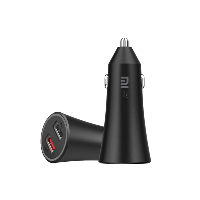 Mi 37WCar Charger قیمت و خرید شارژر فندکی شیائومی مدل Mi 37W Dual-Port Car Charger
