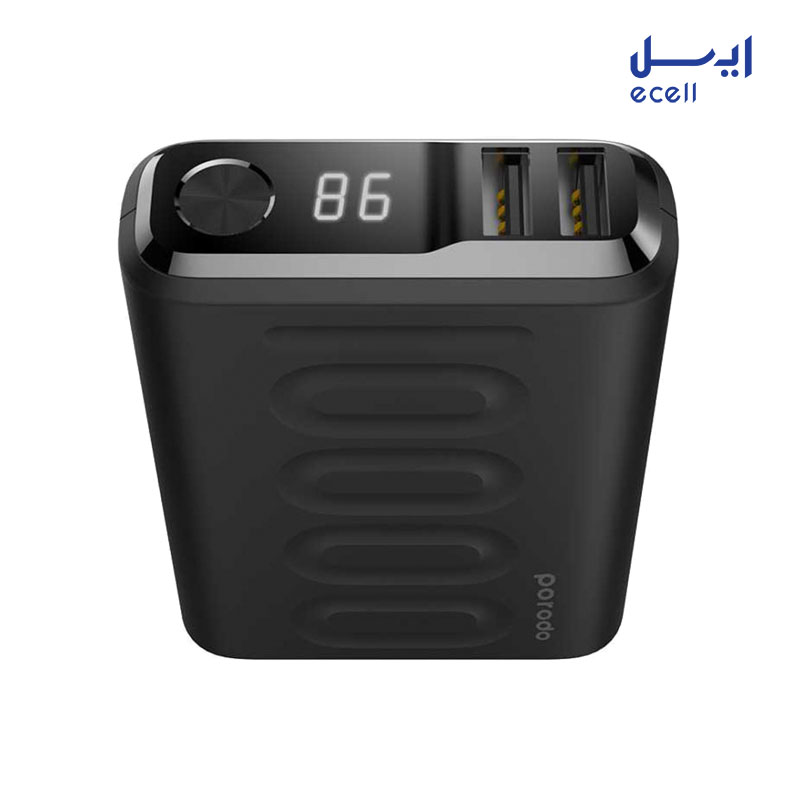 Porodo Power Bank PD-1092 10000MAH 3 پاوربانک پرودو مدل PD-1092 ظرفیت 10000 میلی آمپر با قیمت ارزان