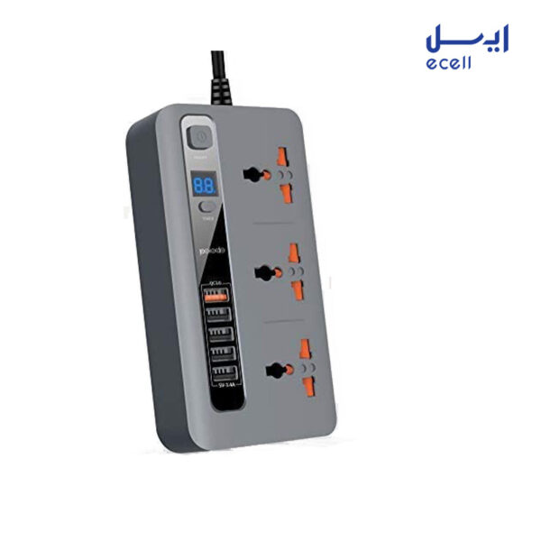 شارژر USB و چندراهی برق پرودو Porodo Power Socket & Usb Hub