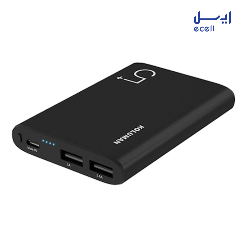 Power Bank 5000 Koluman 2 قیمت پاور بانک کلومن مدل KP-350 ظرفیت 5000 میلی آمپر ساعت