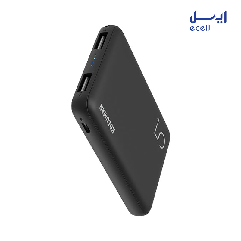 Power Bank 5000 Koluman 4 پاور بانک کلومن مدل KP-350 ظرفیت 5000 میلی آمپر ساعت