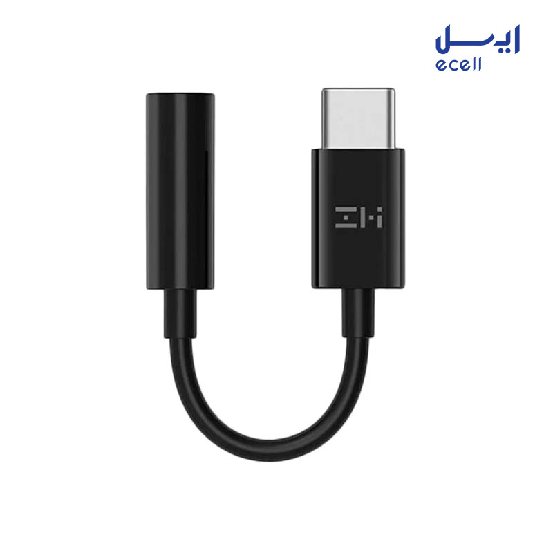 zmi cable al71a 2 کابل تبدیل USB-C به AUX مدل ZMI AL71A مشکی